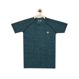 Chimprala Kids Green Textured T-Shirt-image-70