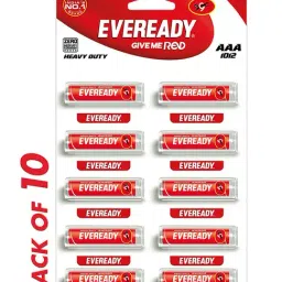 Eveready AAA-1012 AAA Batteries - 10 Pieces (Red)-image-91