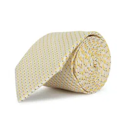 Allen Solly Yellow Textured Tie-picture-40