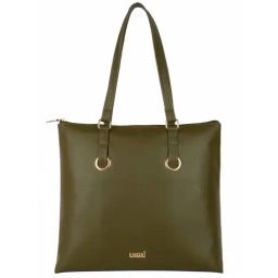 Enoki by Baggit Olive Solid Large Tote Handbag-image-42