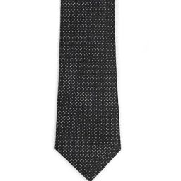 Arrow Black Geometric Tie , Pocket Square & Cufflinks Gift Set-picture-34