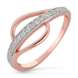 Malabar Gold and Diamonds 18k IGI Certified Diamond Rose Gold Ring for Women-picture-43