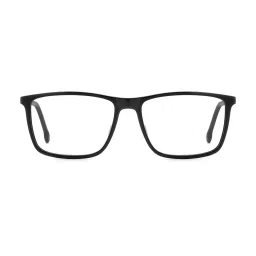 Carrera Black Rectangular Eye Frames for Men image 2