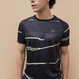 Fame Forever By Lifestyle Black Regular Fit Printed Sports T-Shirt-image-92