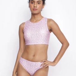 La Intimo Multi Kiltan Twin Shoulder Tankini Top and Panty-image-43