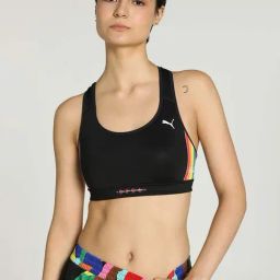 Puma Black Printed Sports Bra-image-22