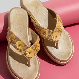Inc.5 Women's Gold Thong Sandals-image-89