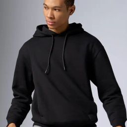 XYXX Pitch Black Oversized Solid Hoodie-picture-37