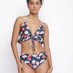 La Intimo Blue Cannanore Frill Tankini Bra and Panty-image-59
