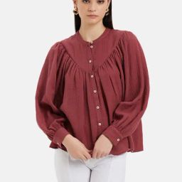 Kazo Dark Pink Shirt-image-82