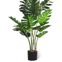 De Gardenia Green Artificial Philodendron Caladium Plant 30 Inch With Pot-picture-38