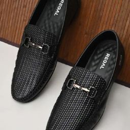 Regal Men's Black Casual Loafers-image-71