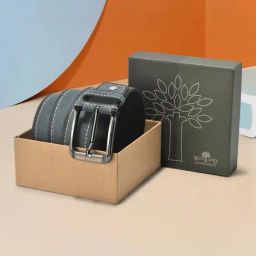 Woodland Blue Nubuk Casual Belt for Men-picture-41