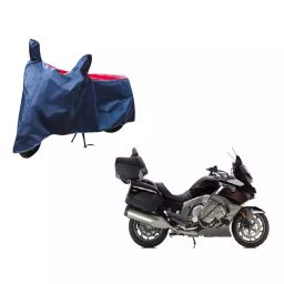 Auto Pearl Waterproof Two Wheeler Cover For BMW K 1600 (Red & Blue)-image-73