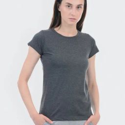 Sweet Dreams Grey Blended Solid T-Shirt-image-22