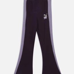 Puma Girls Midnight Plum Cotton Solid Pants-image-16
