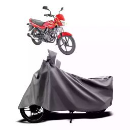 Auto Pearl Two Wheeler Cover with Bag for Hero ComforTec, Silver-image-98