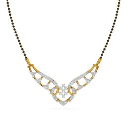 Kisna Diamond & Gold Jewellery 18k Gold & Diamond Karen Mangalsutra for Women-image-67