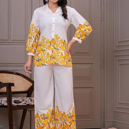 Bunkari Printed Shirt With Trousers Co-Ords-image-65