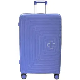 Swiss Military Blue 8 Wheels Small Hard Cabin Trolley Bag-picture-44
