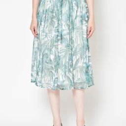 Scorpius Green Floral Skirts-picture-46