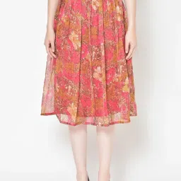 Scorpius Yellow Floral Skirts-image-82