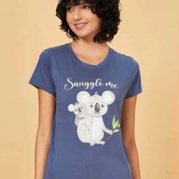 Dreamz by Pantaloons Blue Cotton Printed T-Shirt-picture-40