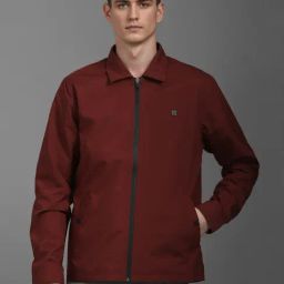 Louis Philippe Maroon Regular Fit Jacket-image-55