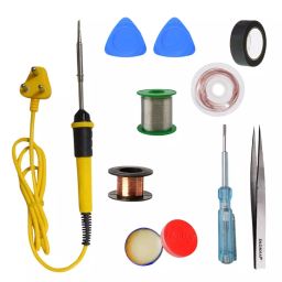 Fadman 9 In 1 Type-1 Soldering Kit with Mobile Opener 25 W Corded Flat Copper, Iron & Nickle Tip-1
