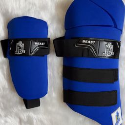 BEAST CRICKET Blue Lightweight Sports Pads-image-49