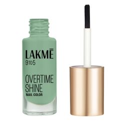 Lakme 9 to 5 Primer + Gloss Nail Colour - Green Pistachio - 6ml image 1