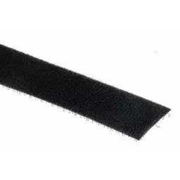 RS PRO Black Hook & Loop Tape, 20 mm x 5m Model No 8904159-62