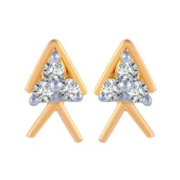 P.C. Chandra Jewellers 18 kt Gold & Diamond Earrings-picture-29