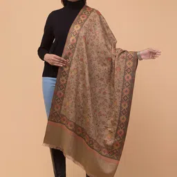 Tweedle Women Floral Woven Design Acrylic Shawl-image-71