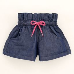 UCB Cotton Shorts Solid- Blue-image-70