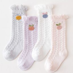 SYGA Pack of 4 Cotton Socks - Multicolor-image-66