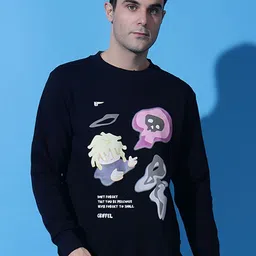 GRIFFEL Men Printed Sweatshirt-image-86