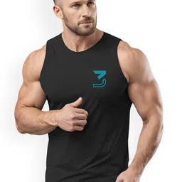 3Colors Printed Round Neck Gym Vest VEST-CCUT-3CHEST-BLK_M-picture-18