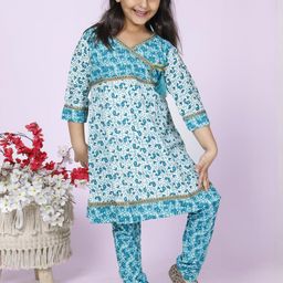 Little Dreams Baby Girls Printed Kurta with Churidar-image-96