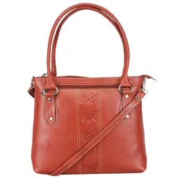 Genwayne Tan Textured Medium Shoulder Handbag-18