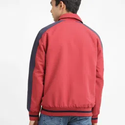 Levi's Red And Navy Regular Fit Colour Block Jacket image 2