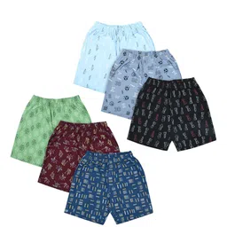 Revvo Junior Boys Pack Of 6 Printed Pure Cotton Boxer-Style Briefs RTS-703-picture-43