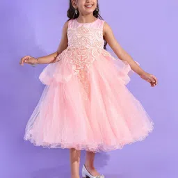 Mark and Mia Girls Embroidered Fit And Flare Dress-image-47