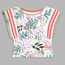 Elle Kids Multicolor Cotton Printed Top-image-38
