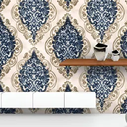 ArtzFolio Printed UV-Resistant Anti-Bacterial Repeating Flowers Peel & Stick Wallpaper-image-73