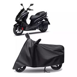 Auto Pearl Polyester Two Wheeler Cover for Yamaha Majesty S 155 maxi BS6 (Grey)-image-27