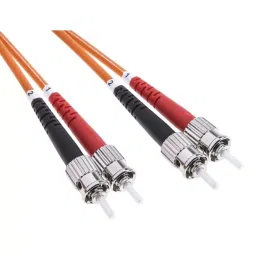 RS PRO Fibre Optic Cable ST to ST Duplex Multi Mode OM1 62.5/125 μm Orange 5 m, 5357418-34