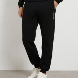 Guess Black Regular Fit Solid Joggers-image-18