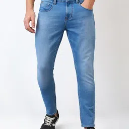 Spykar Men Slim Fit Mid Rise Cotton Casual Jeans-picture-41