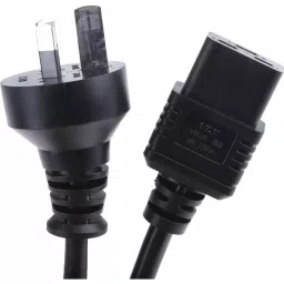 RS PRO Power Cord IEC C19 Socket to Type I Australian Plug 2 m, 9092200 image 4